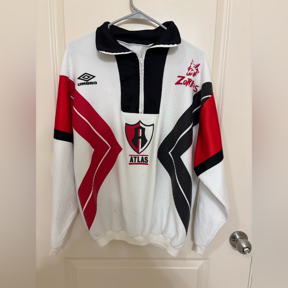 Vintage 90s Umbro Atlas Zorros Soccer Jacket Size M